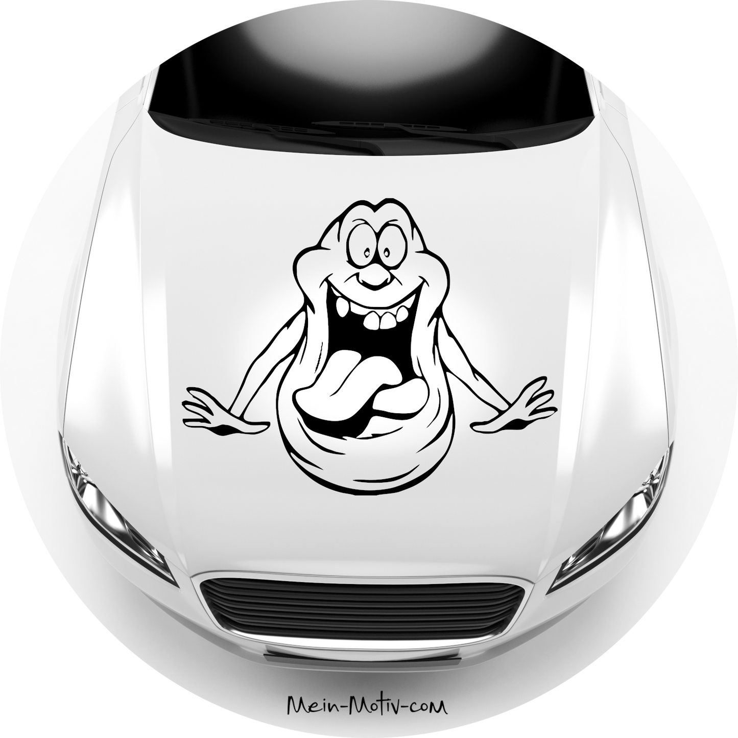 Autoaufkleber Slimer Cartoon