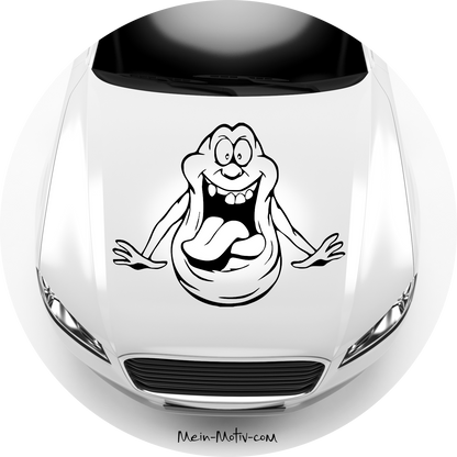 Autoaufkleber Slimer Cartoon