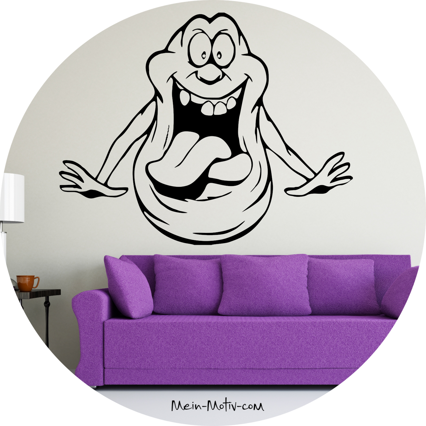 Wandtattoo Slimer Cartoon