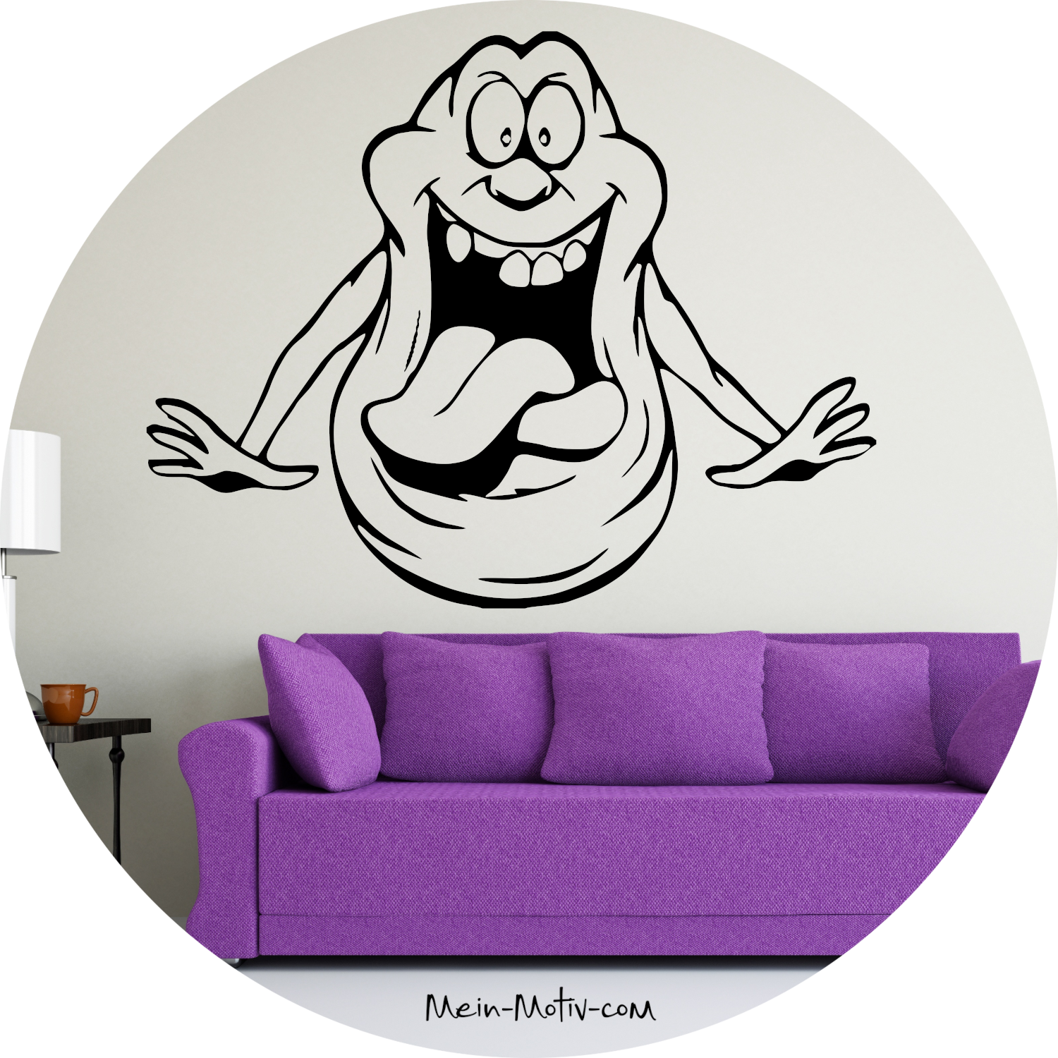 Wandtattoo Slimer Cartoon