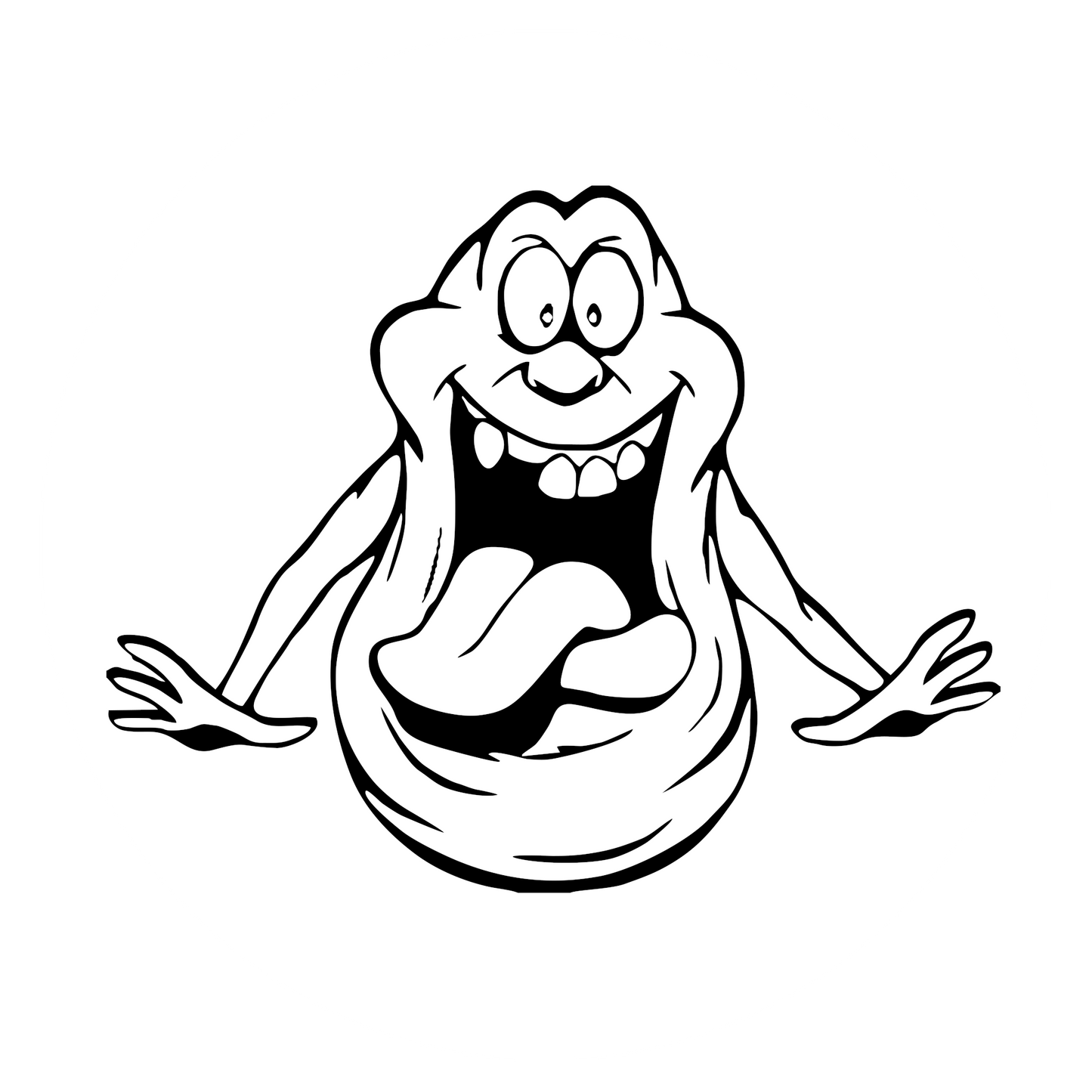 Wandtattoo Slimer Cartoon