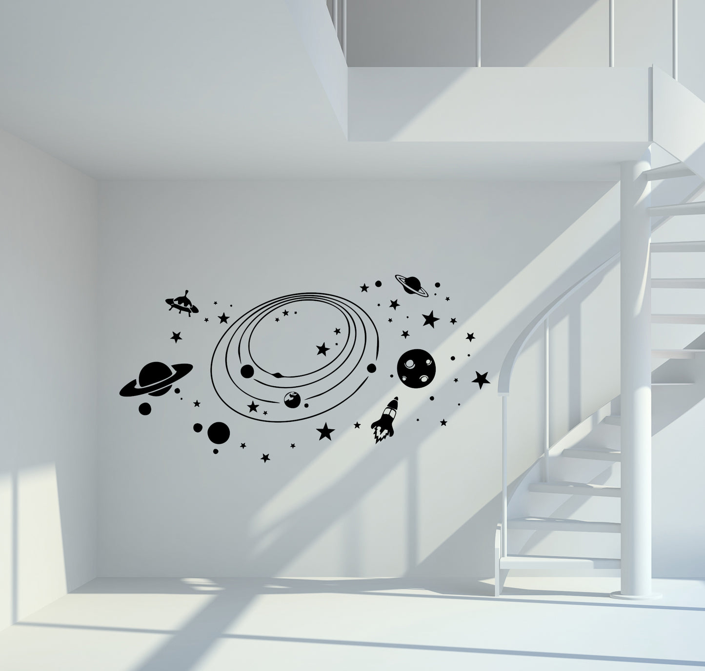 Wandtattoo Weltall