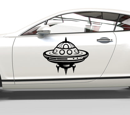 Autoaufkleber Raumschiff