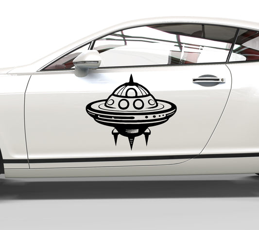 Autoaufkleber Raumschiff