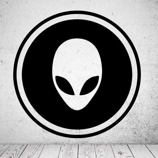 Wandtattoo Alien umkreist