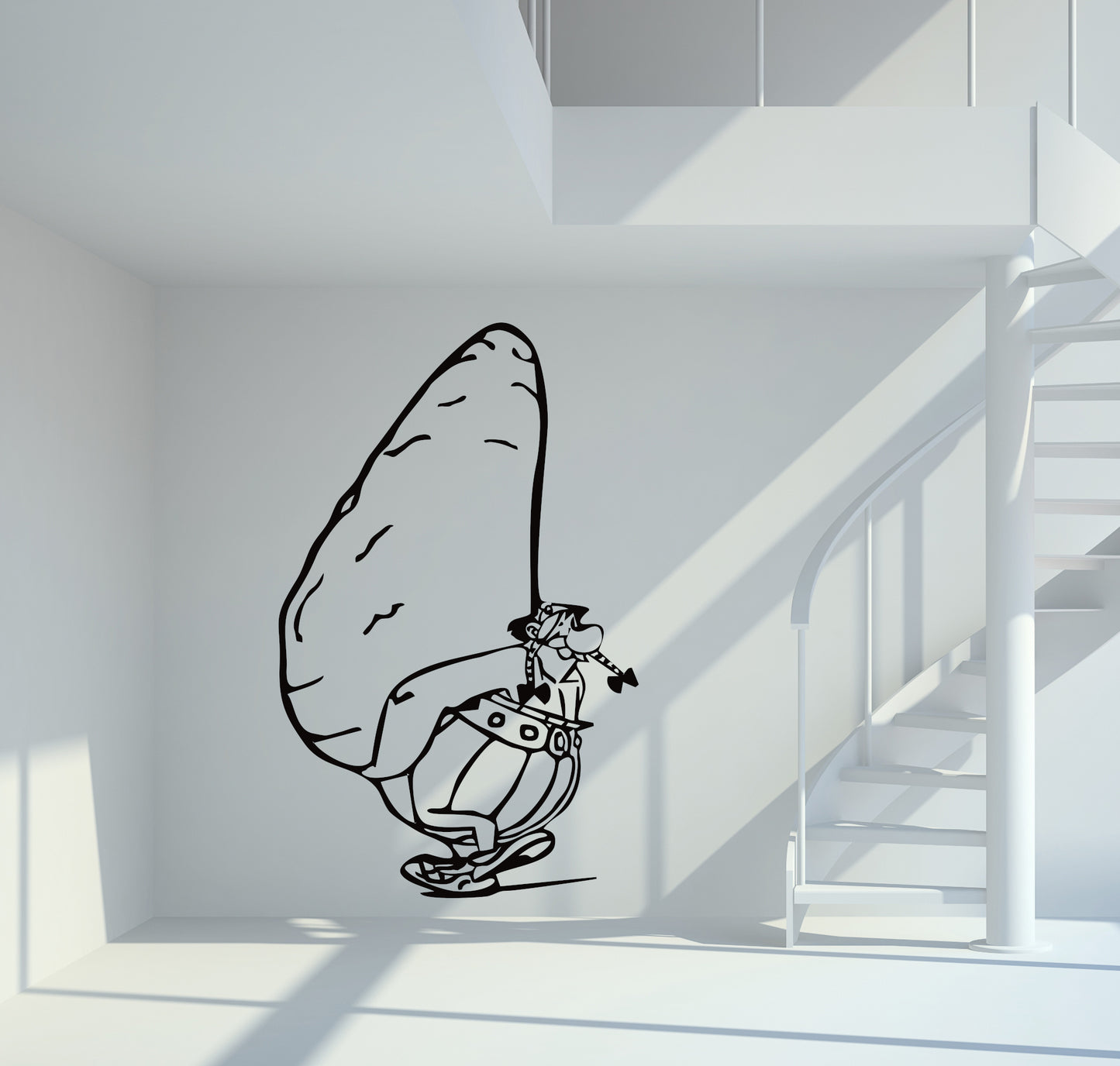 Wandtattoo Asterix und Obelix Hinkelstein