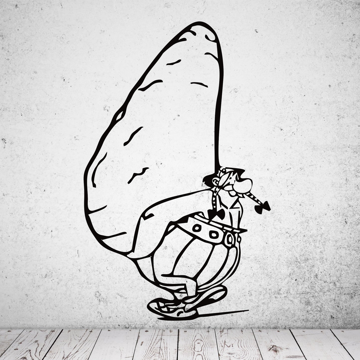 Wandtattoo Asterix und Obelix Hinkelstein