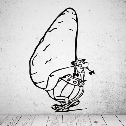 Wandtattoo Asterix und Obelix Hinkelstein