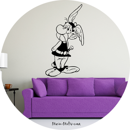Wandtattoo Asterix