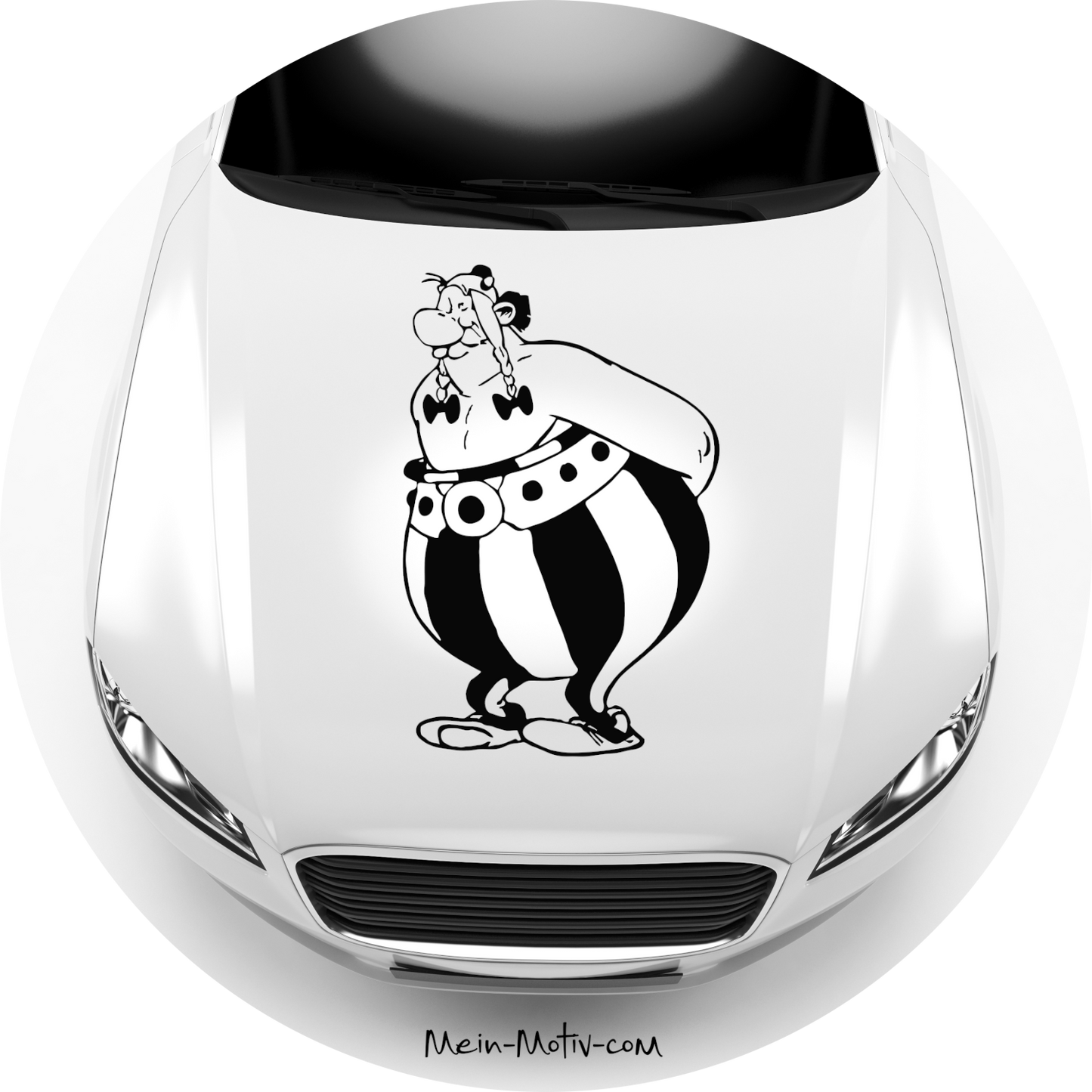 Autoaufkleber Obelix