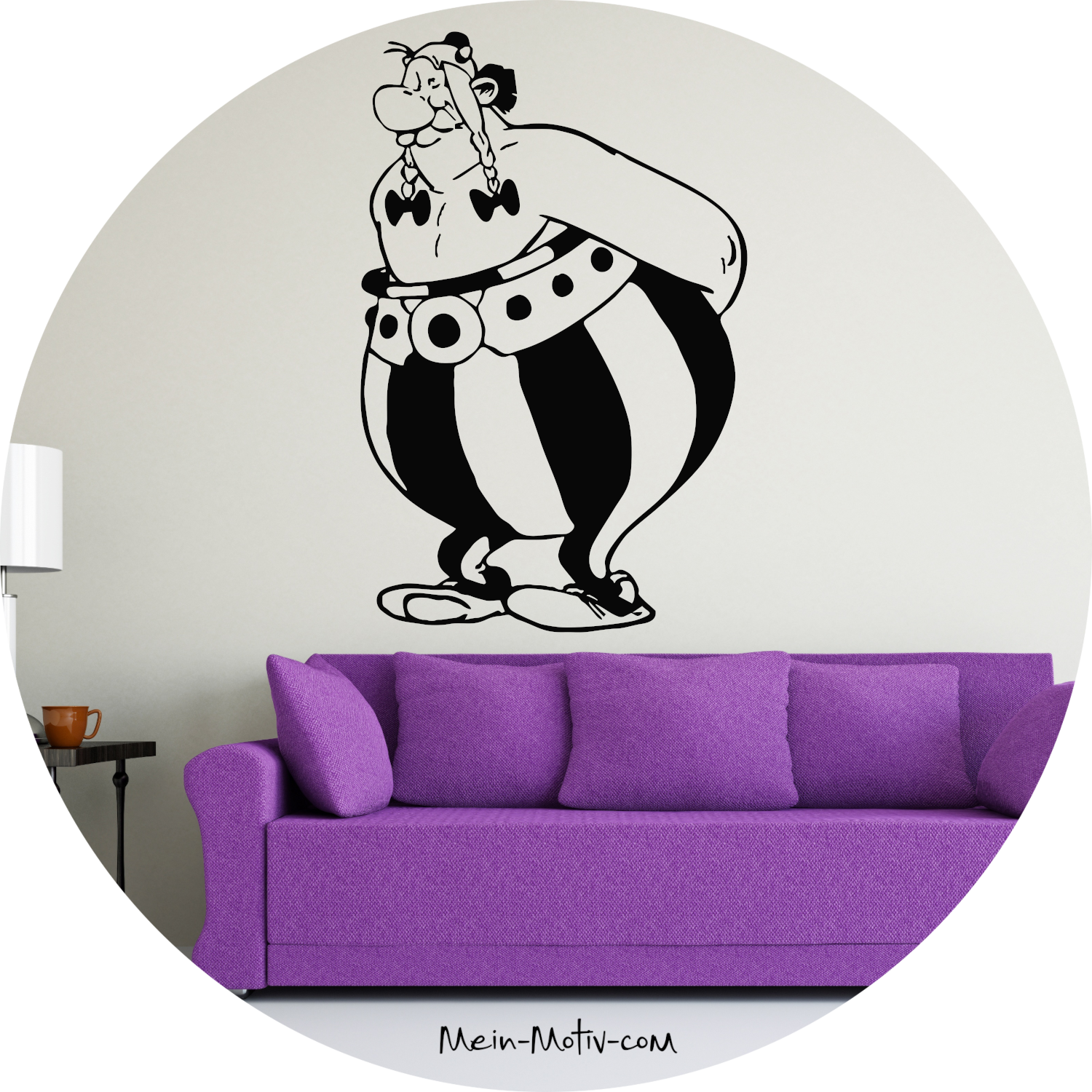Wandtattoo Obelix