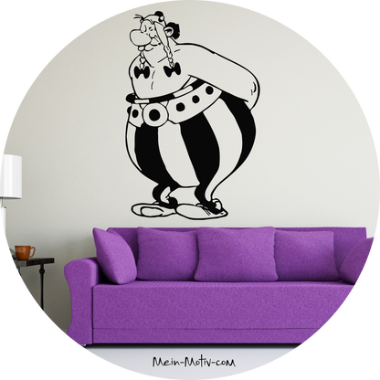 Wandtattoo Obelix