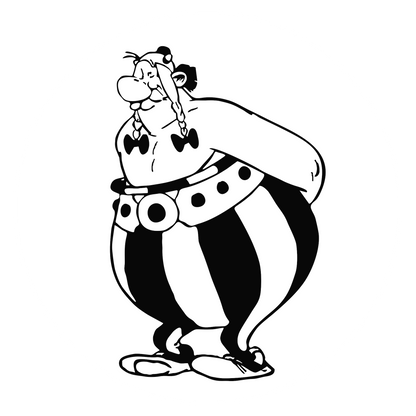 Autoaufkleber Obelix