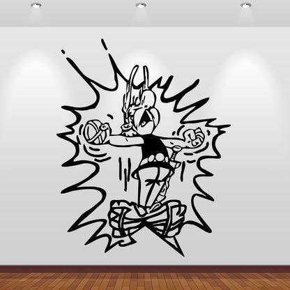 Wandtattoo Asterix und Obelix Zaubertrank