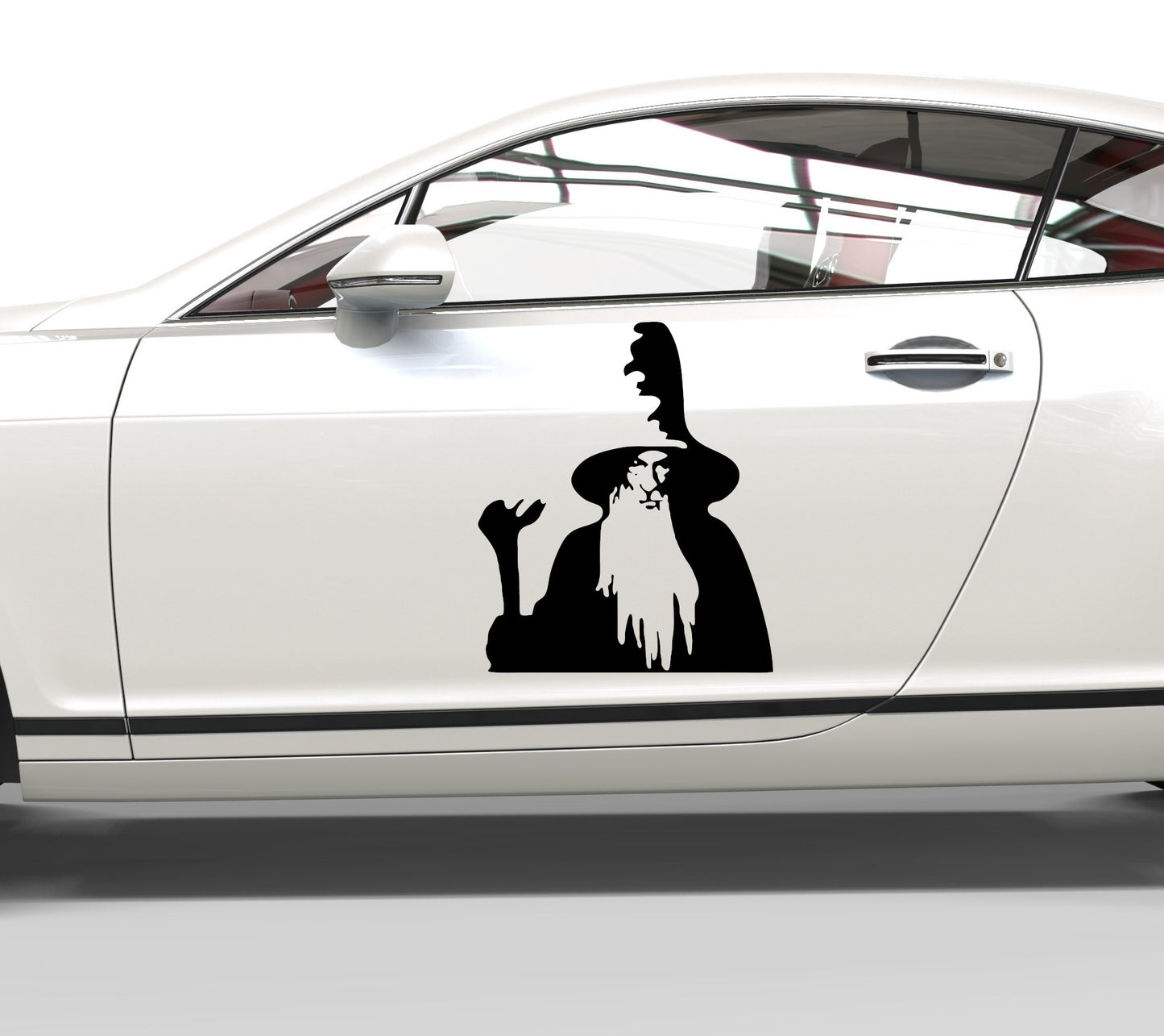 Autoaufkleber Herr der Ringe Gandalf Silhouette