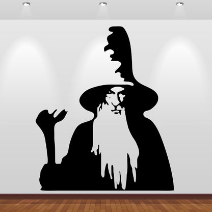 Wandtattoo Herr der Ringe Gandalf Silhouette