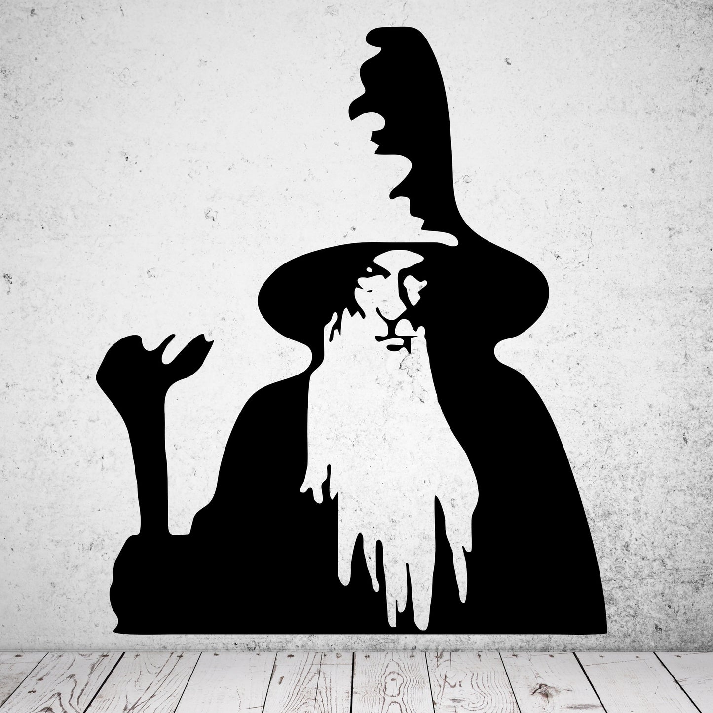 Wandtattoo Herr der Ringe Gandalf Silhouette