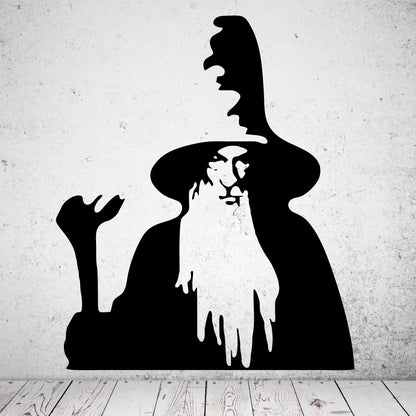 Wandtattoo Herr der Ringe Gandalf Silhouette