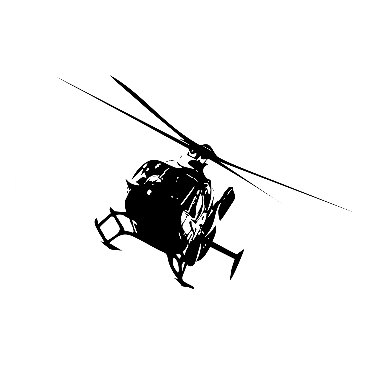 Autoaufkleber Hubschrauber