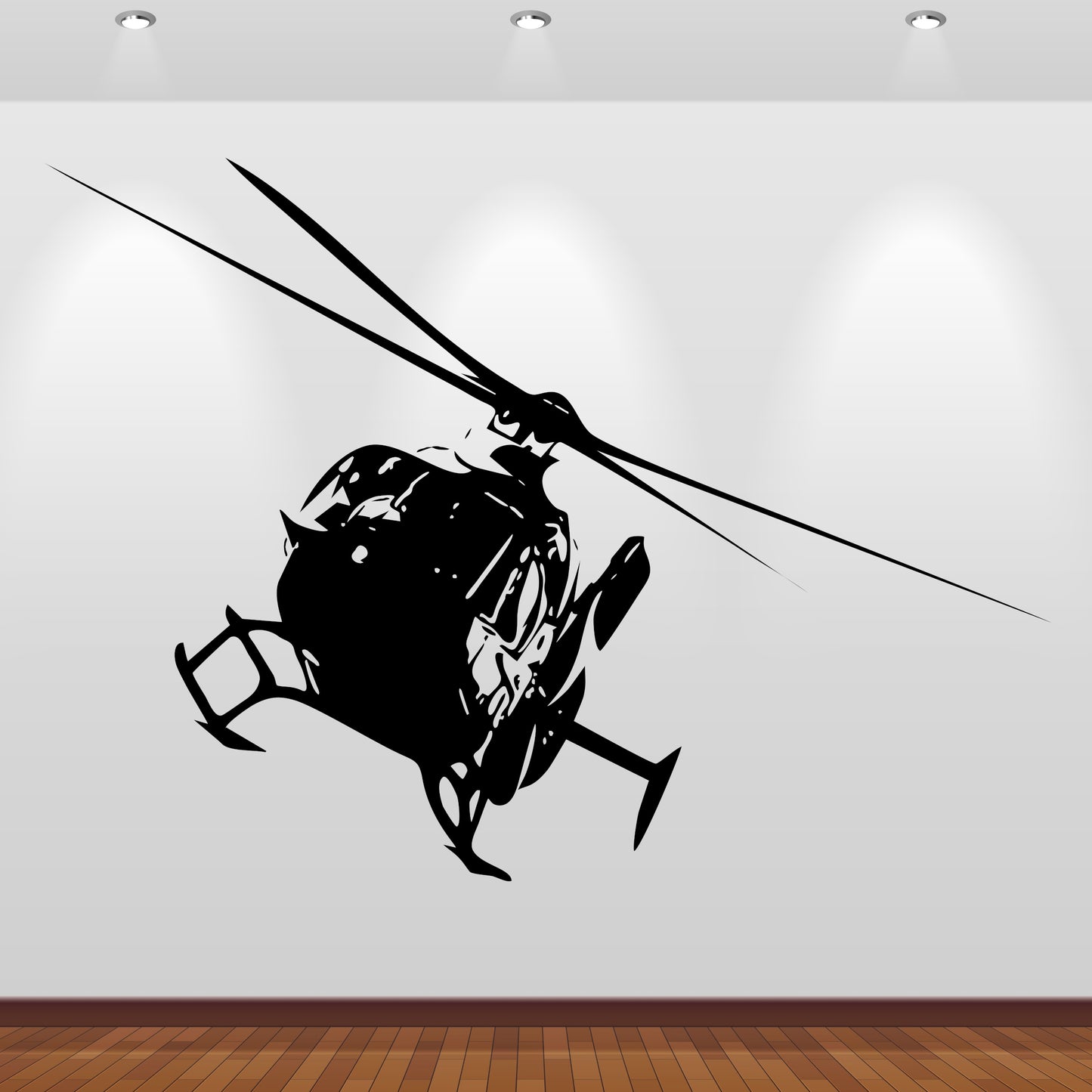 Wandtattoo Hubschrauber