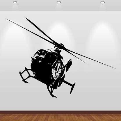 Wandtattoo Hubschrauber