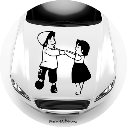 Autoaufkleber Heidi und Peter