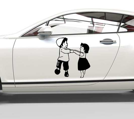 Autoaufkleber Heidi und Peter