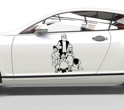 Autoaufkleber Heidi und Freunde