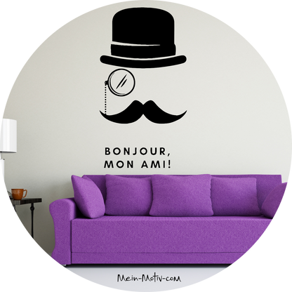 Wandtattoo Poirot Zitat