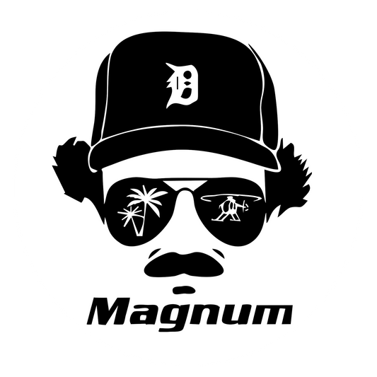 Wandtattoo Magnum - Sonnenbrille Silhouette