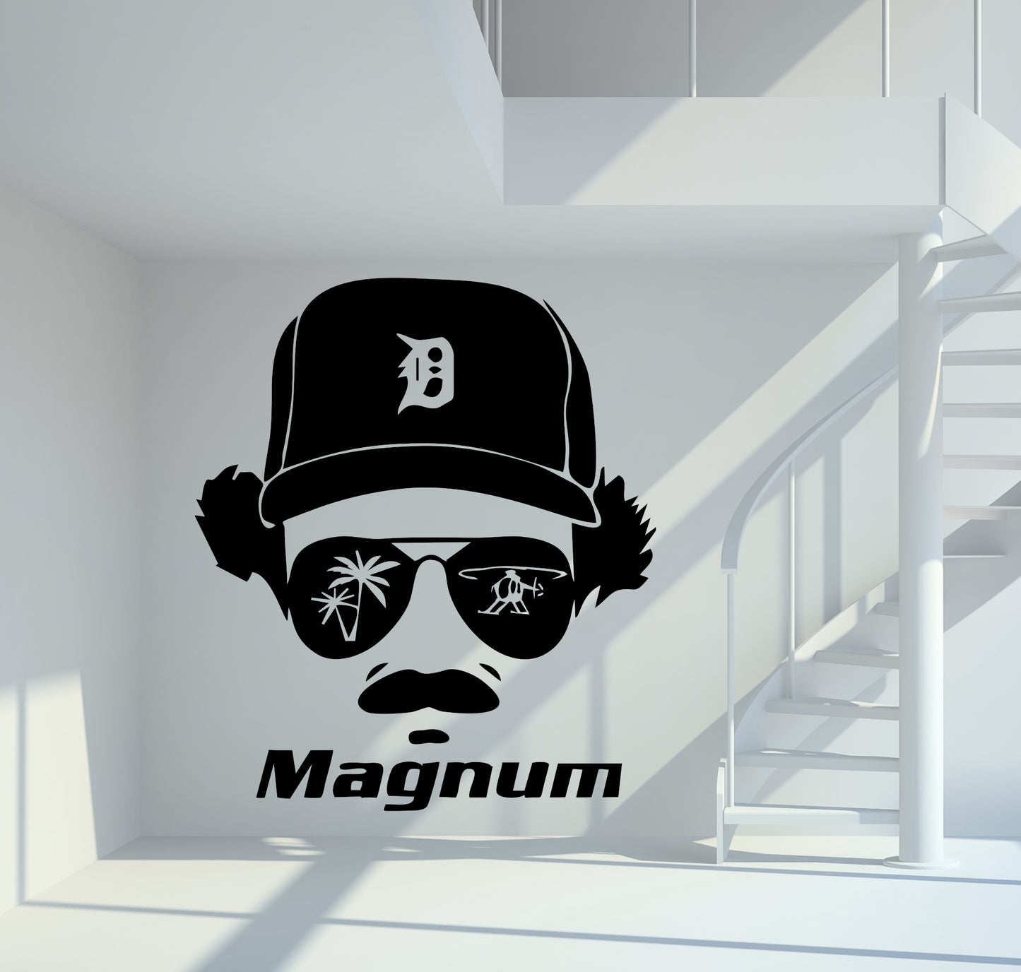 Wandtattoo Magnum - Sonnenbrille Silhouette