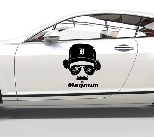 Autoaufkleber Magnum - Sonnenbrille Silhouette