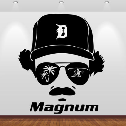 Wandtattoo Magnum - Sonnenbrille Silhouette