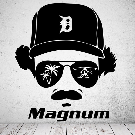Wandtattoo Magnum - Sonnenbrille Silhouette
