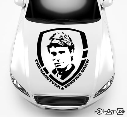 Aufkleber Macgyver - Service Crew