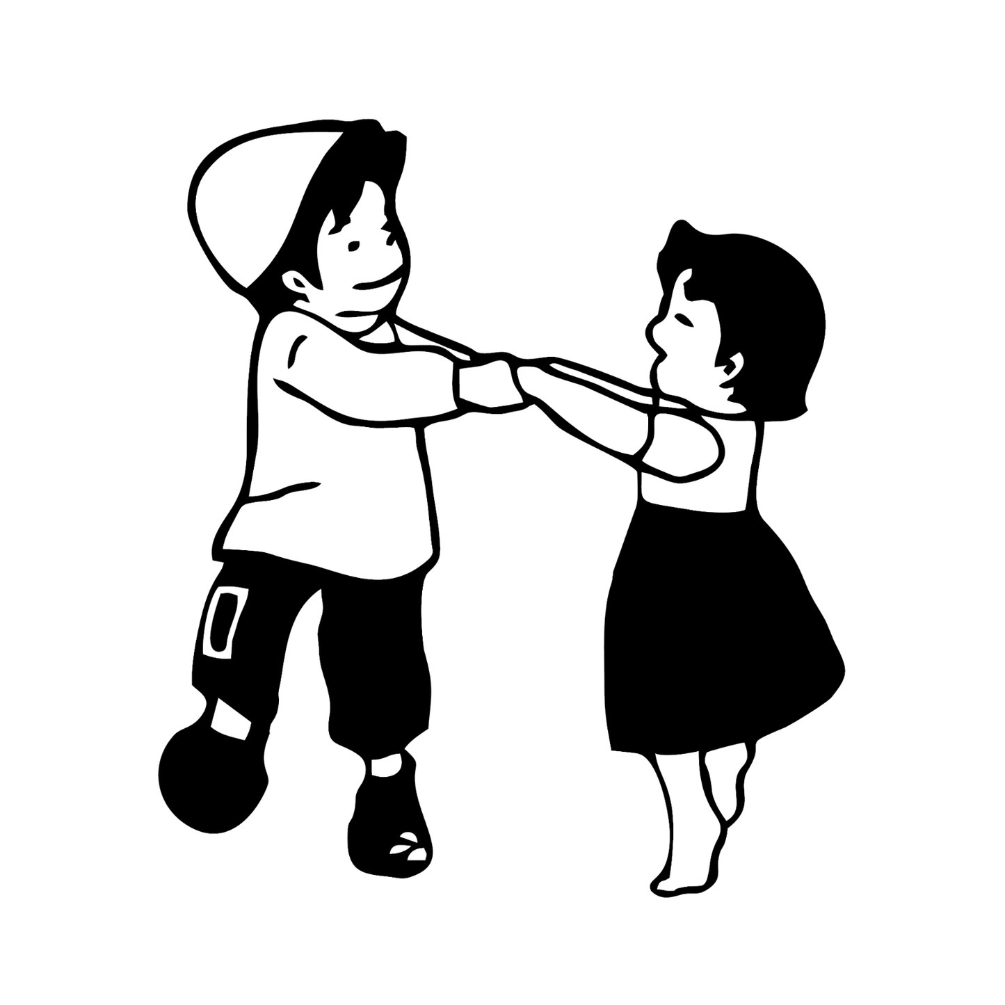 Damen T-Shirt mit Motiv - Heidi und Peter