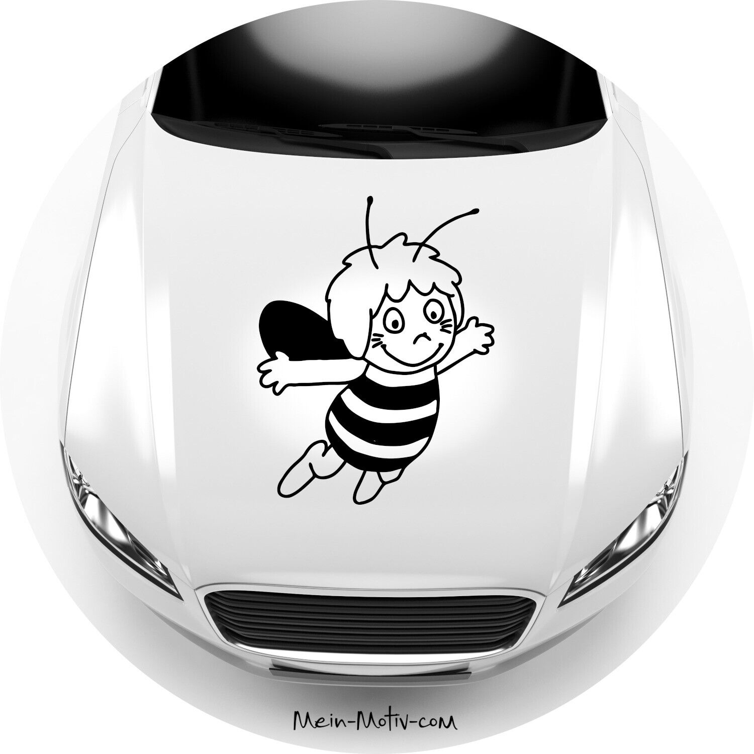 Aufkleber Biene Maja - Sticker für alle glatten Oberflächen