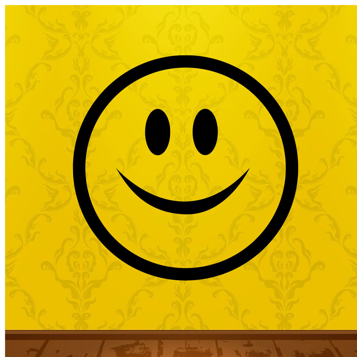 Wandtattoo Emoji, fröhlich - Aufkleber für die Wand