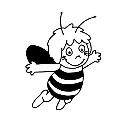 Aufkleber Biene Maja - Sticker für alle glatten Oberflächen