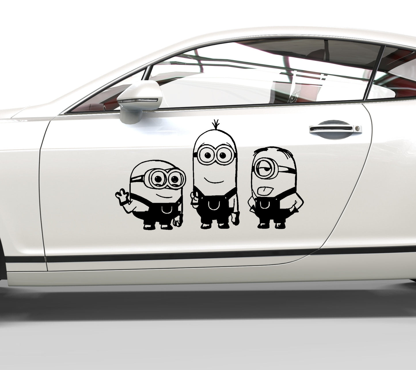 Autoaufkleber Minions Team