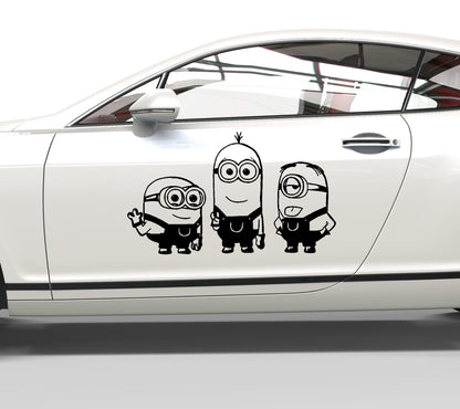 Autoaufkleber Minions Team