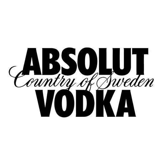 Herren T-Shirt mit Motiv - Absolut Vodka