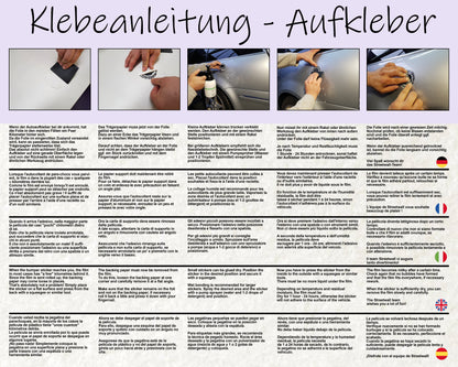 Autoaufkleber Wunsch-Motiv inklusive individueller Bildbearbeitung